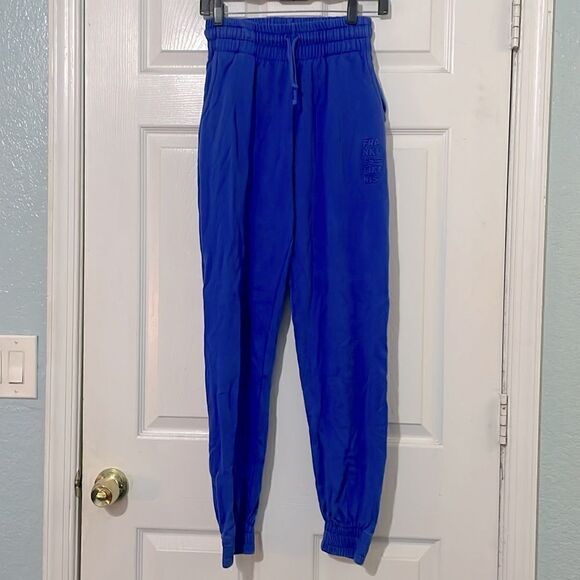 Frankie’s Bikinis Frank Oversized Sweatpants Pacific Blue Size Medium - Picture 5 of 12